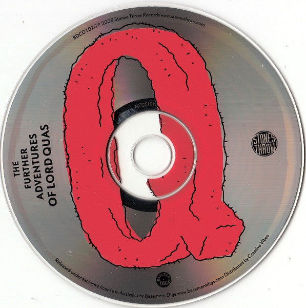 Quasimoto : The Further Adventures Of Lord Quas (CD, Album)