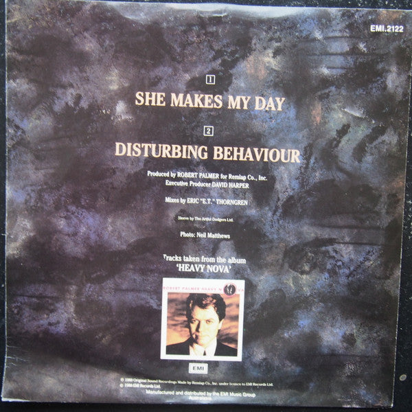 Robert Palmer : She Makes My Day (7", Single)