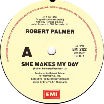 Robert Palmer : She Makes My Day (7", Single)