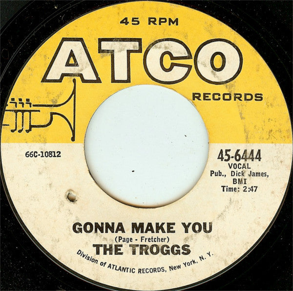 The Troggs : I Can't Control Myself (7", Single, Styrene)