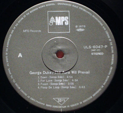 George Duke : The Aura Will Prevail (LP, Album, RE)