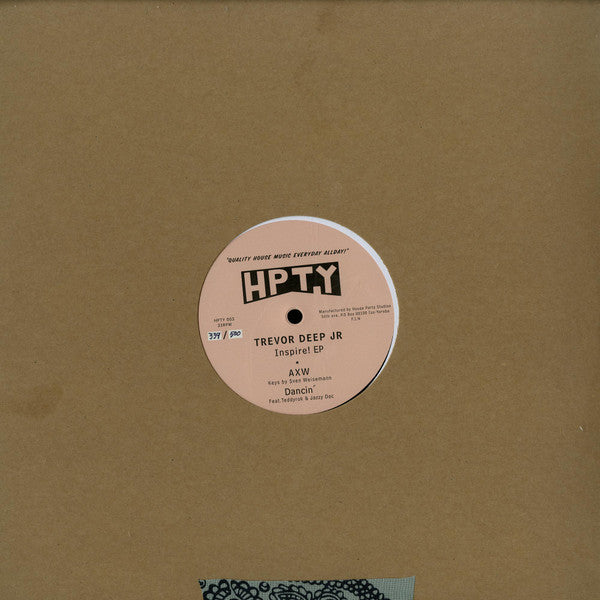 Trevor Deep Jr* : Inspire! EP (12", EP, Ltd, Num)