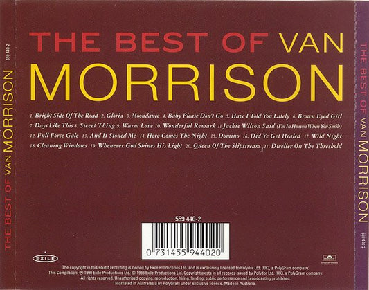 Van Morrison : The Best Of Van Morrison (CD, Comp, RE, RM)