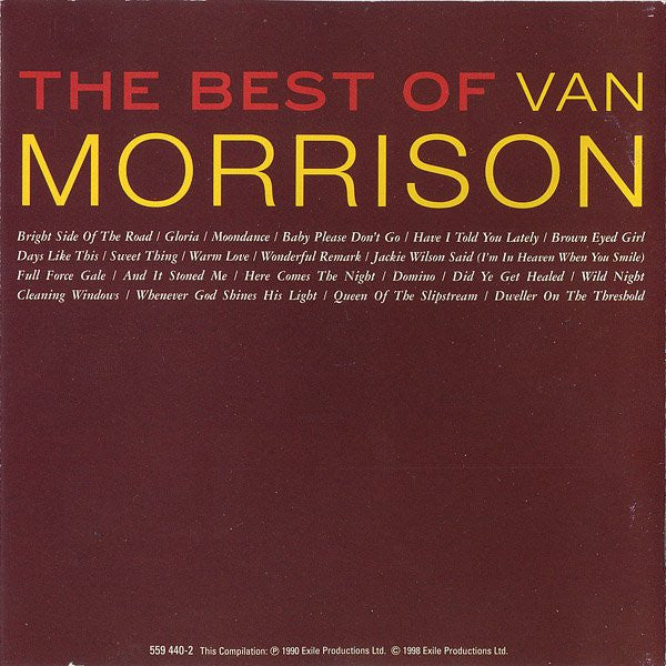 Van Morrison : The Best Of Van Morrison (CD, Comp, RE, RM)