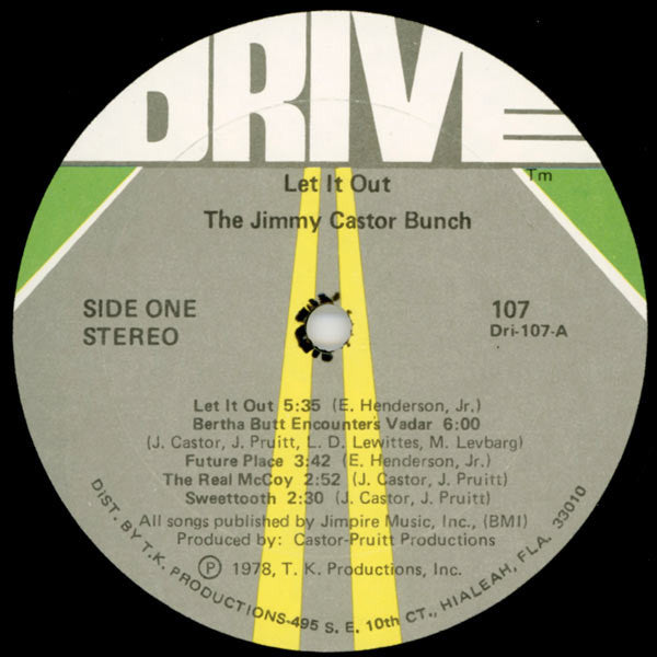 The Jimmy Castor Bunch : Let It Out (LP, Album)