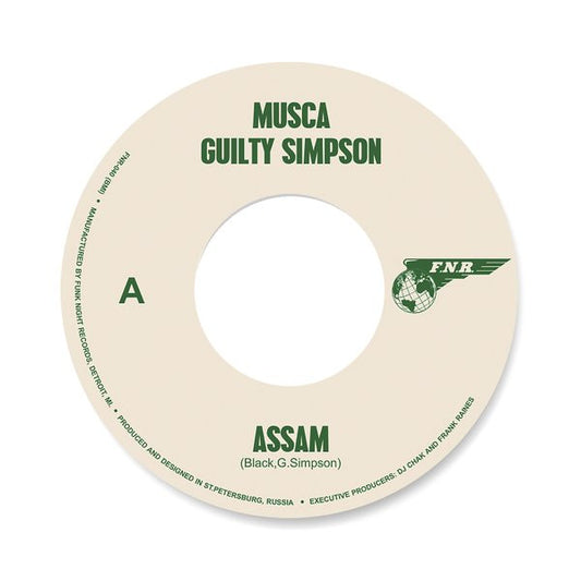 Musca &  Guilty Simpson : Assam (7", Single)