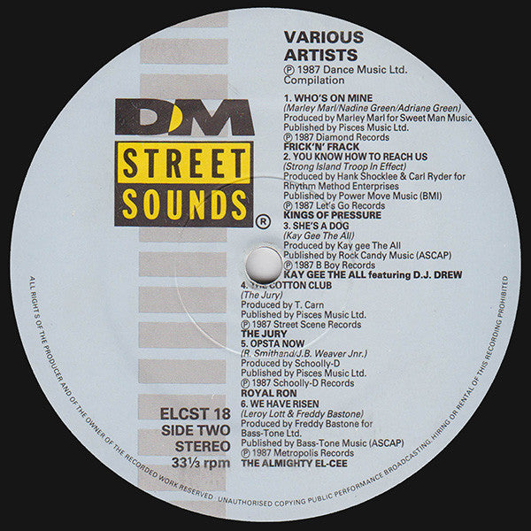 Various : Street Sounds Hip Hop 18 (LP, Comp, Mixed)