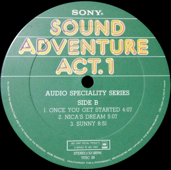 Yuji Ohno : Sound Adventure Act.1 (LP, Album)