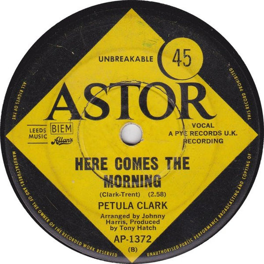Petula Clark : Don't Sleep In The Subway (7", Single)