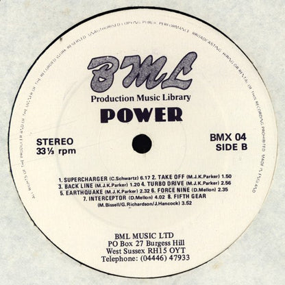 Unknown Artist : Power (LP)