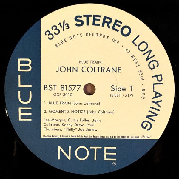 John Coltrane = ジョン・コルトレーン* : Blue Train = ブルー・トレイン (LP, Album, Ltd, RE)