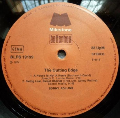 Sonny Rollins : The Cutting Edge (LP, Album)