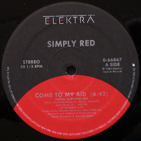 Simply Red : Come To My Aid (12")