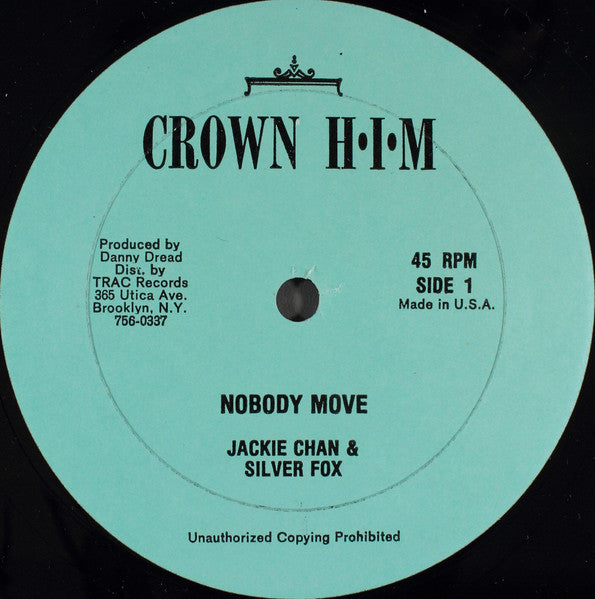 Jackie Chan* & Silver Fox (2) : Nobody Move / Karate (12")