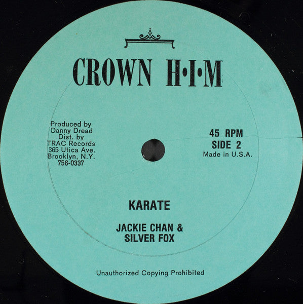 Jackie Chan* & Silver Fox (2) : Nobody Move / Karate (12")