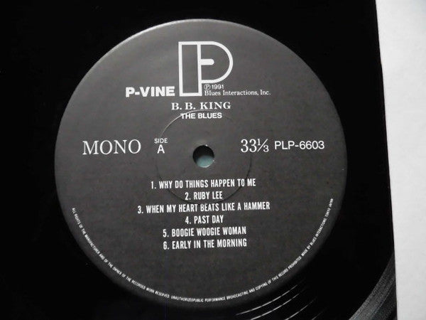 B.B. King : The Blues (LP, Album, Mono, RE)