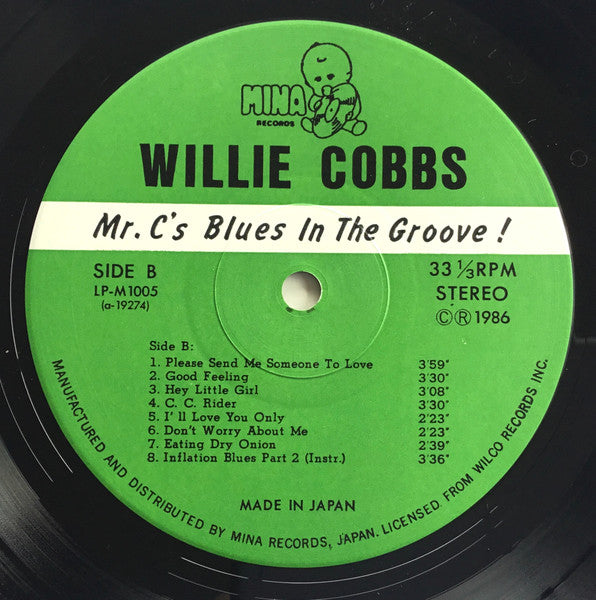 Willie Cobbs : Mr. C's Blues In The Groove (LP, Comp, RM)