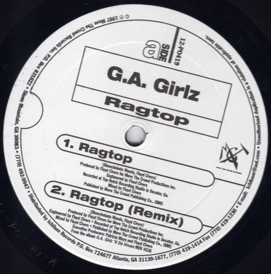 G.A. Girlz : Ragtop (12")