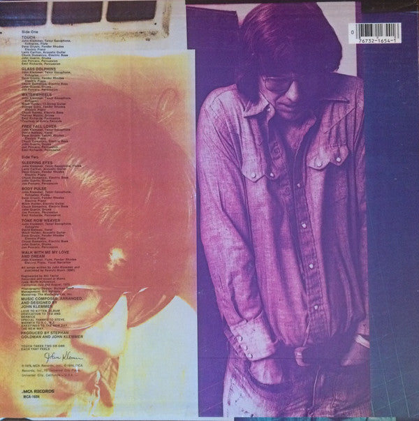 John Klemmer : Touch (LP, Album, RP)
