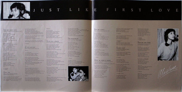 Marlene (16) = マリーン* : Just Like First Love = ファースト・ラヴのように (LP, Album)
