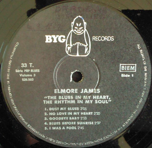 Elmore James : The Blues In My Heart, The Rhythm In My Soul (LP, Album, RE)
