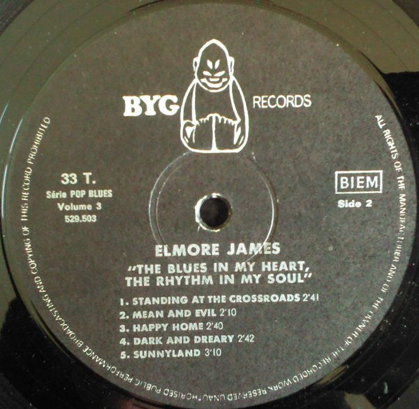 Elmore James : The Blues In My Heart, The Rhythm In My Soul (LP, Album, RE)