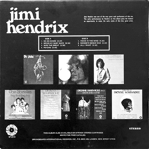 Jimi Hendrix : Jimi Hendrix (LP, Comp, RE)