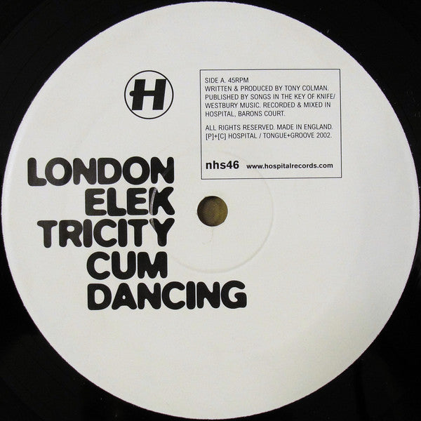 London Elektricity : Cum Dancing / Down Low (12")