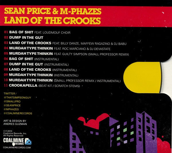 Guilty Simpson & Small Professor / Sean Price & M-Phazes : Highway Robbery / Land Of The Crooks (2xCD, EP, Comp)