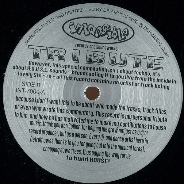 Terrence Parker : Tribute (12", RE)