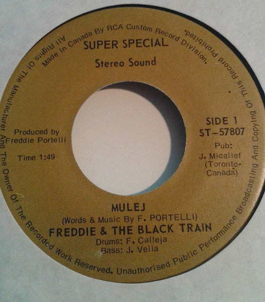 Freddie & The Black Train : Mulej (7")