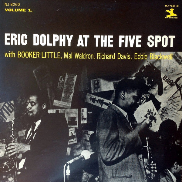Eric Dolphy = エリック・ドルフィー* : At The Five Spot, Volume 1. = ファイブ・スポットのエリック・ドルフィー (LP, Album, RE)