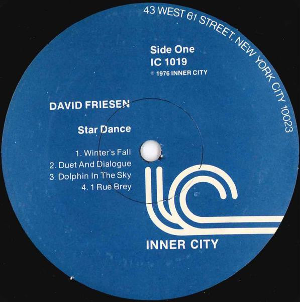 David Friesen : Star Dance (LP, Album, Blu)