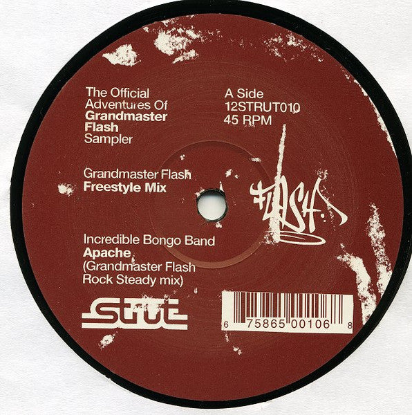 Grandmaster Flash : The Official Adventures Of Grandmaster Flash Sampler (12", Mixed)