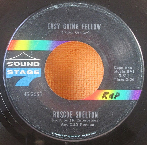 Roscoe Shelton : Easy Going Fellow (7", Single)