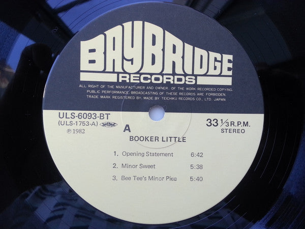 Booker Little : Booker Little (LP, Album, RE, Gat)