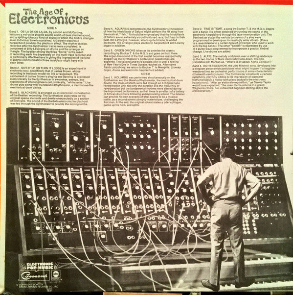 Dick Hyman : The Age Of Electronicus (LP, Album, Gat)