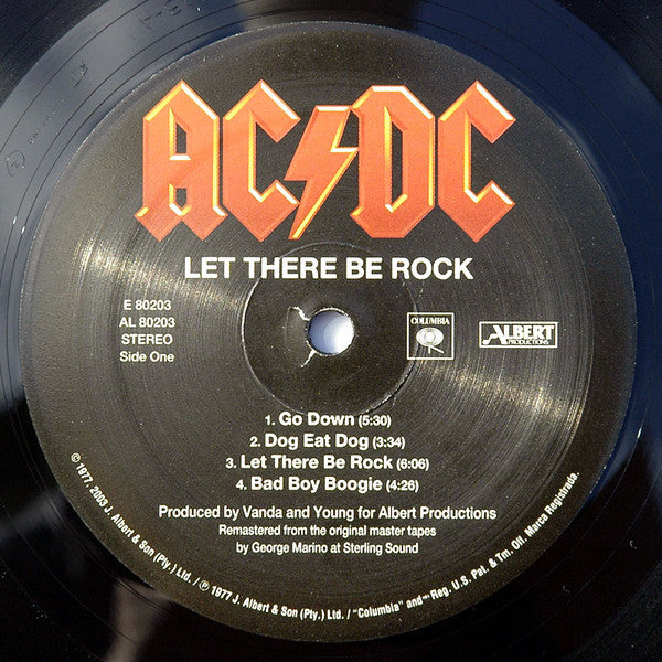 AC/DC : Let There Be Rock (LP, Album, RE, RM, 180)