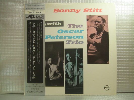 Sonny Stitt, The Oscar Peterson Trio : Sonny Stitt Sits In With The Oscar Peterson Trio (LP, Album, RE)