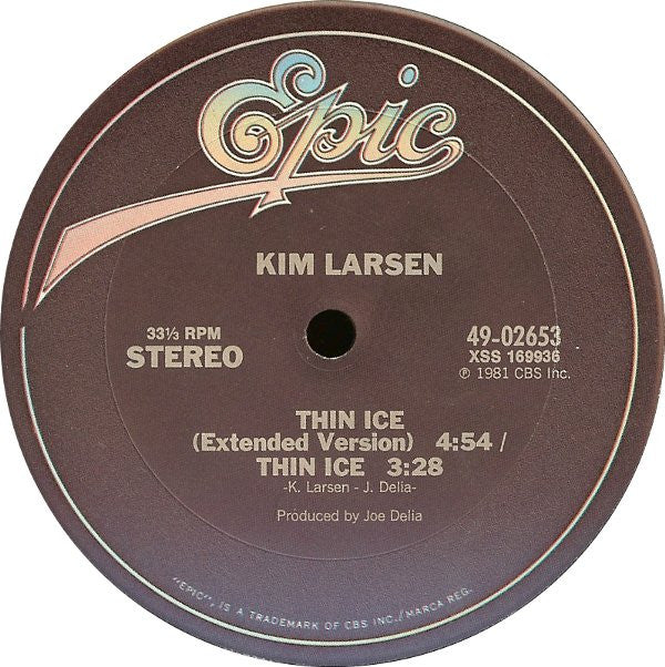 Kim Larsen : Thin Ice (12")