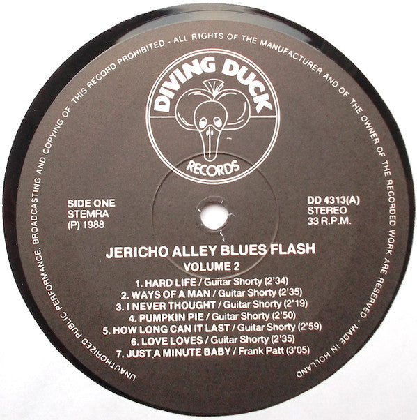 Various : Jericho Alley Blues Flash! (Blues In Los Angeles 1956-1959 Vol. 2) (LP, Album, Comp)