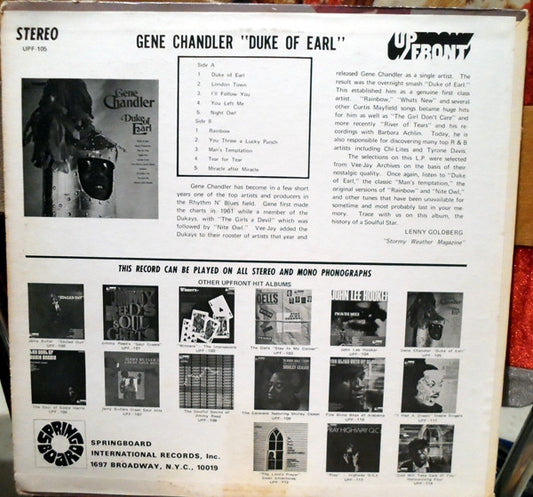 Gene Chandler : Duke Of Earl (LP, Comp)