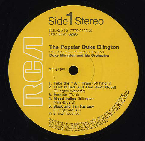 Duke Ellington And His Orchestra : The Popular Duke Ellington (LP, Album)