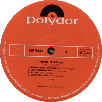Focus (2) : Focus 3 (2xLP, Album, Gat)