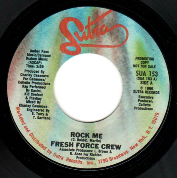 Fresh Force : Rock Me (7", Promo)