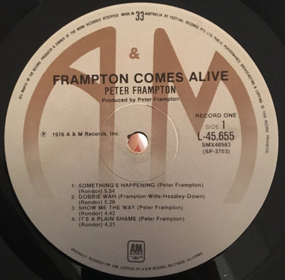 Peter Frampton : Frampton Comes Alive! (2xLP, Album, Gat)