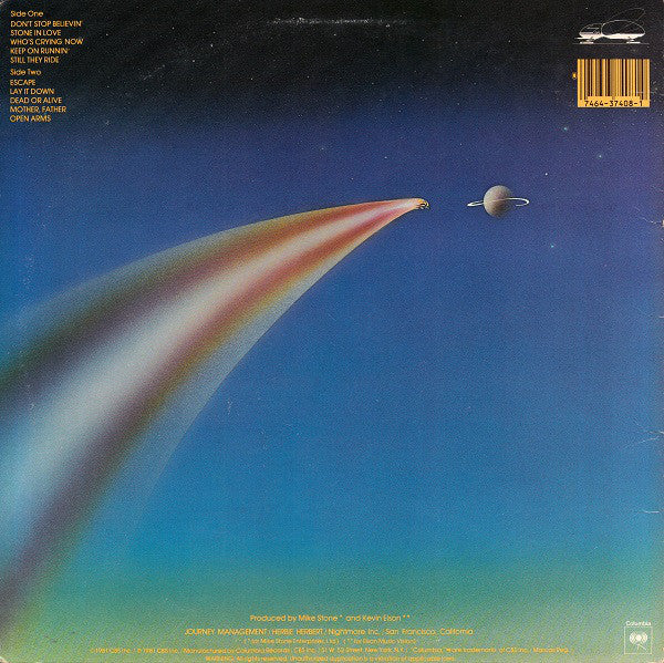 Journey : Escape (LP, Album, San)