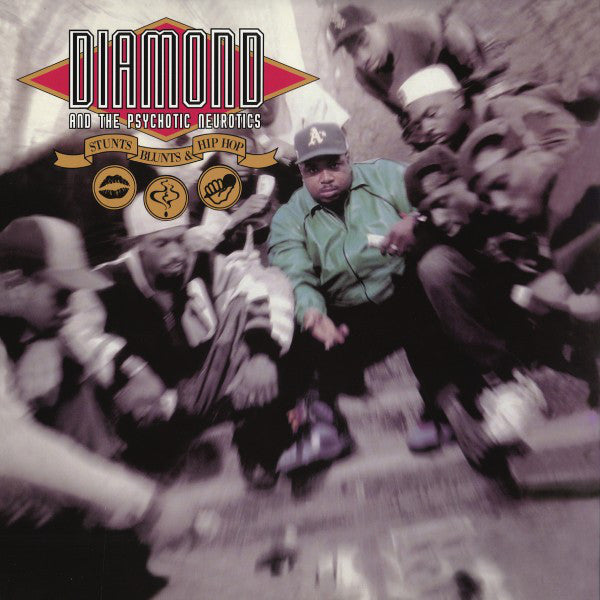 Diamond* And The Psychotic Neurotics : Stunts, Blunts, & Hip Hop (2xLP, Album, RE)