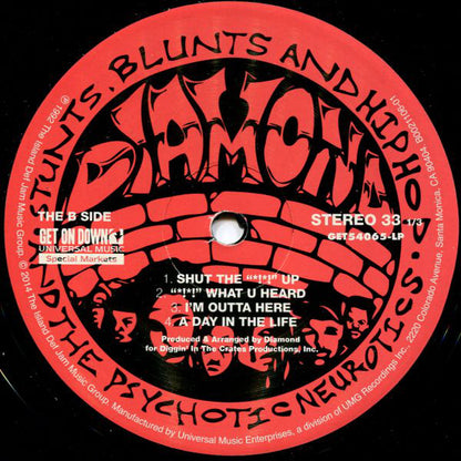 Diamond* And The Psychotic Neurotics : Stunts, Blunts, & Hip Hop (2xLP, Album, RE)