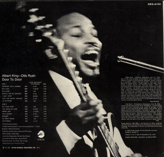 Albert King, Otis Rush : Door To Door (LP, Comp, Mono, RE)